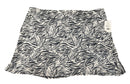 Coral Bay Black & White Zebra Print Golf SKort Size PXL-1