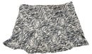 Coral Bay Black & White Zebra Print Golf SKort Size PXL-2