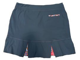 SofiBella Slate Blue Pleated Women's Pull-on Golf Skort Size XL MSP$85 - 0
