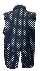 Lady Hagen Navy USA Stars Sleeveless Golf Polo Size 2X-4