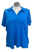 Pebble Beach V-neck Textured Stripe Golf Polo Size XXXL-1