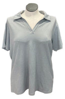 Pebble Beach V-neck Textured Stripe Golf Polo Size XXXL-3