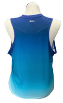 Slazenger Women's Blue Ombre Sleeveless Golf Polo Size XXL-2