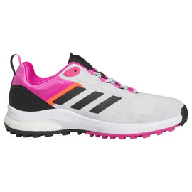 New Adidas Women's Zoysia Golf Shoes - Gray/Black/Pink Size 6.5 MSP$120
