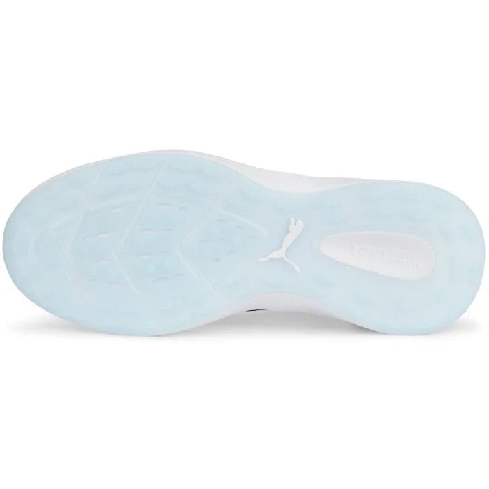 New Women's Puma Ignite Malibu Spikeless Golf Shoes White/Blue Size 11 MSP$110