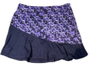 PGA Tour Navy & Purple Floral Women's Pull-on Golf Skort Size M-1