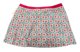 RLX Ralph Lauren Pink, Green & Blue Patterned Women's Pull-on Golf Skort Size XL - 0