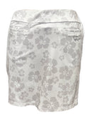 New Taylor Jordan White/Gray Hibiscus Golf Skort MSP$85-2