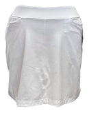 New Taylor Jordan Pull-on Golf Skort - White MSP$85-1