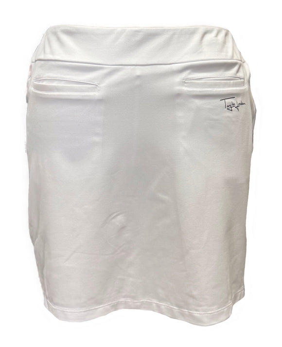 New Taylor Jordan Pull-on Golf Skort - White MSP$85