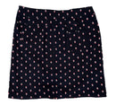 Slim-sation Navy Sailboat Patterned Women's Pull-on Golf Skort Size 14-2