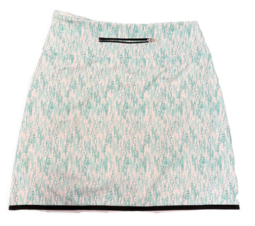 Annika Cutter & Buck Green & Teal Dotted Women's Golf Skort Size XS - 0