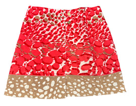 EP Pro Pink & Tan Patterned Women's Golf Skort Size 2