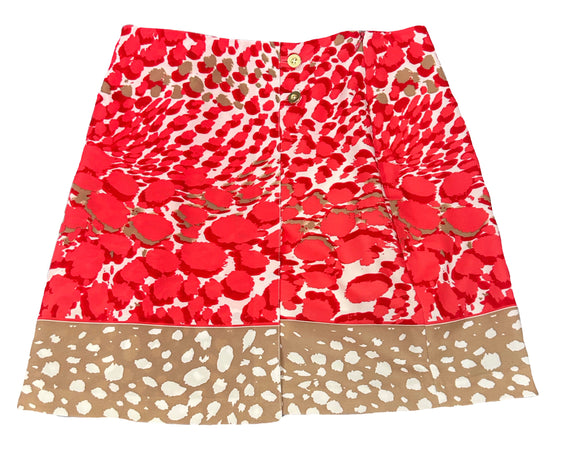 EP Pro Pink & Tan Patterned Women's Golf Skort Size 2