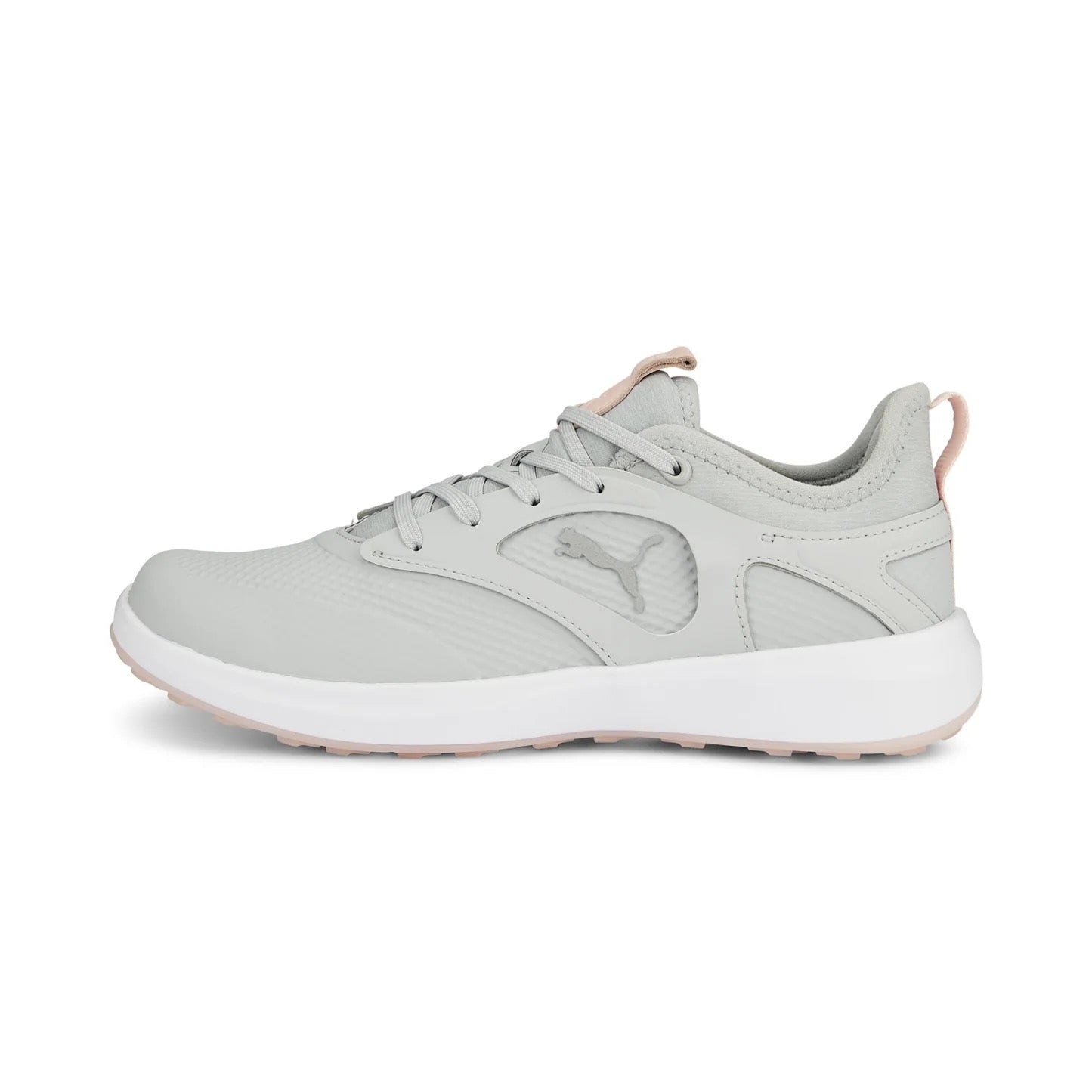 New Puma Women's Ignite Malibu Golf Shoes - Silver/Rose MSP$110