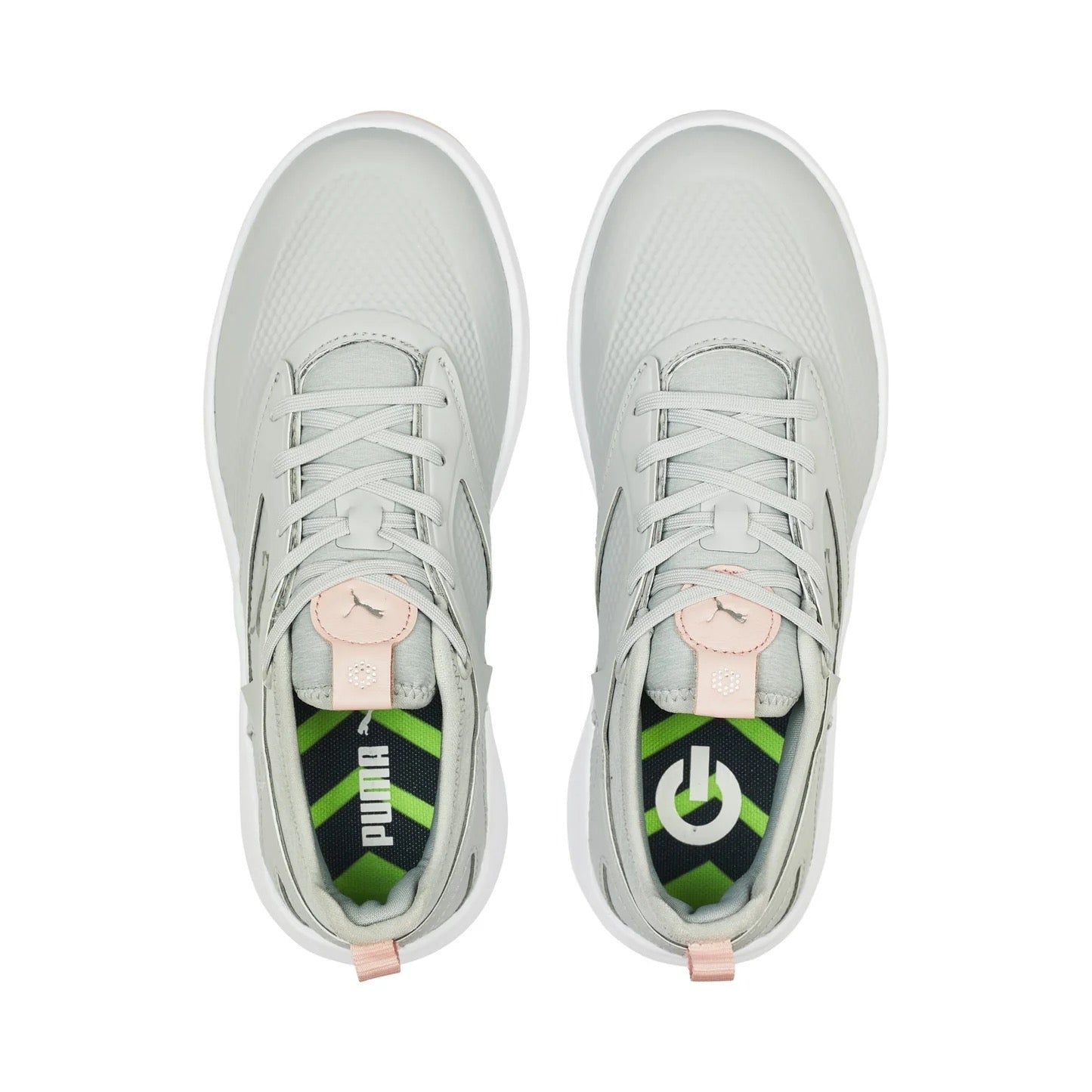 New Puma Women's Ignite Malibu Golf Shoes - Silver/Rose MSP$110