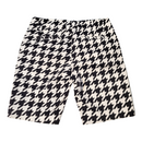 Loudmouth Black & White Houndstooth Patterned Women's Golf Shorts Size 2-1
