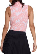 New Bad Birdie Women's Sleeveless Golf Polo Vacay Vibes - Dawn Amber-2