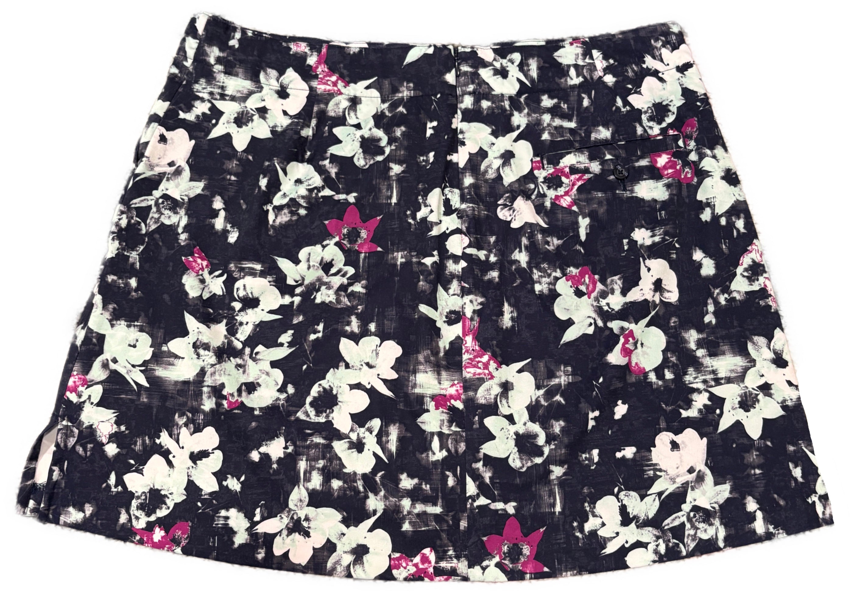 Lady Hagen 18" Navy Floral Skort size 12 MSP$65 - 0