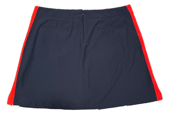 NEW Lady Hagen 18" USA Navy Side Striped Golf Skort MSP$60