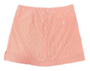 Lady Hagen 17.5" Orange & White Striped Seersucker Skort size 10 MSP$55-2