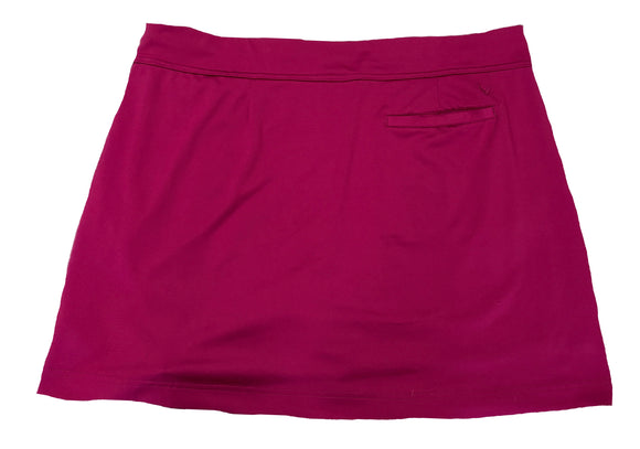 Callaway Maroon Women's Pull-on Golf Skort Size XXL