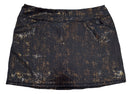 New Lilly Pultizer Black Women's Golf Skort w/Gold Accents Size XLMSP$108-1