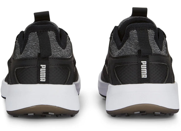 New Puma Women's Ignite Malibu Spikeless Golf Shoes Black/Silver MSP$110