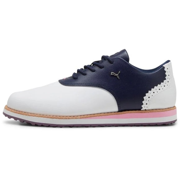 New Puma Women's AVANT Golf Shoes White/Navy MSP$110