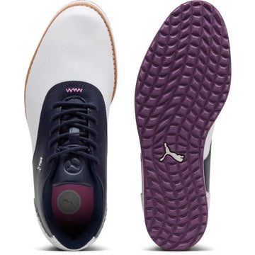 New Puma Women's AVANT Golf Shoes White/Navy MSP$110 - 0