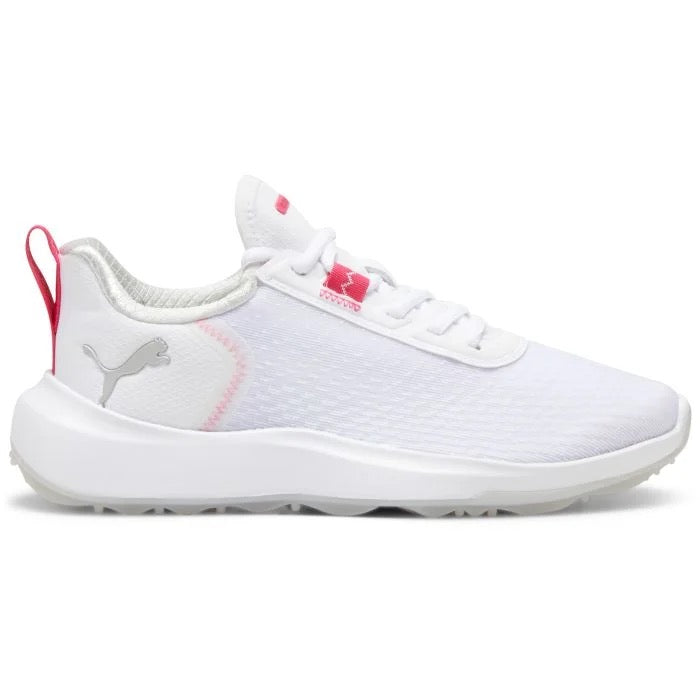 New Women's Puma Fusion Crush Sport Golf Shoes - White/Rose MSP$100