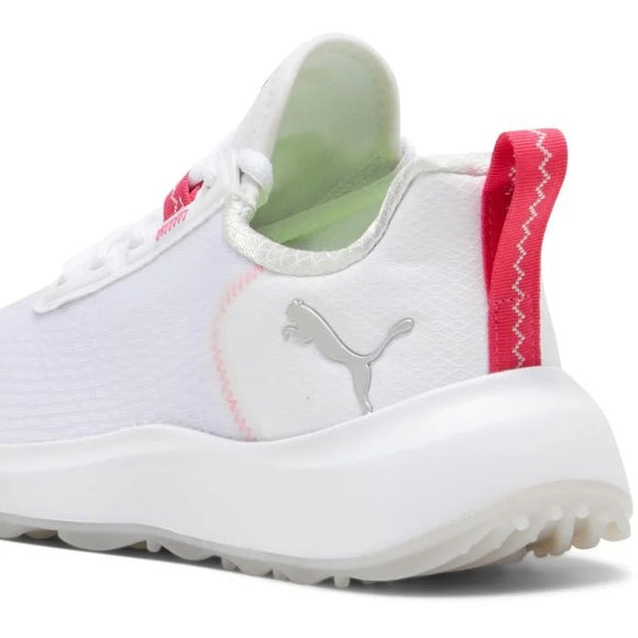 New Women's Puma Fusion Crush Sport Golf Shoes - White/Rose MSP$100