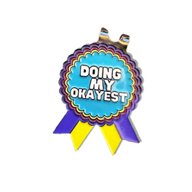 New Birdie Girl Doing My Okayest Golf Ball Marker with Magnetic Hat Clip - 0