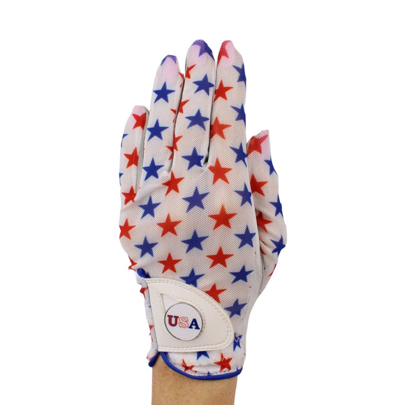 New Hard Candy Women's USA Starts Golf Glove - Left Hand