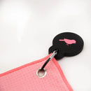 New Birdie Girl Golfher's Sunset Magnetic Golf Towel-3