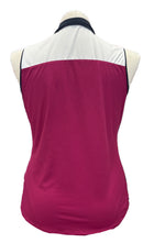 Lady Hagen 1/4 Zip Mock Neck Colorblock Sleeveless Golf Top MSP$40-2