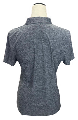 JDX America Gray Heather Women's Golf Polo Size M MSP $109 - 0