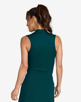 New Bad Birdie Women's Blade Sleeveless Golf Polo - Lush Green - 0