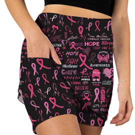 New Skort Obsession Women's Choose Hope Black Skort - 0