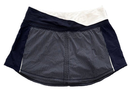 Lululemon Navy Striped Women's Short Skort Size 4
