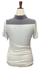 Nike White & Gray Colorblock Women's Short Sleeve Top w/Logo Size S-2