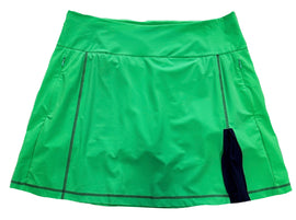 New Kinona Solid Kelly Green Golf Skort Size XL MSP $149