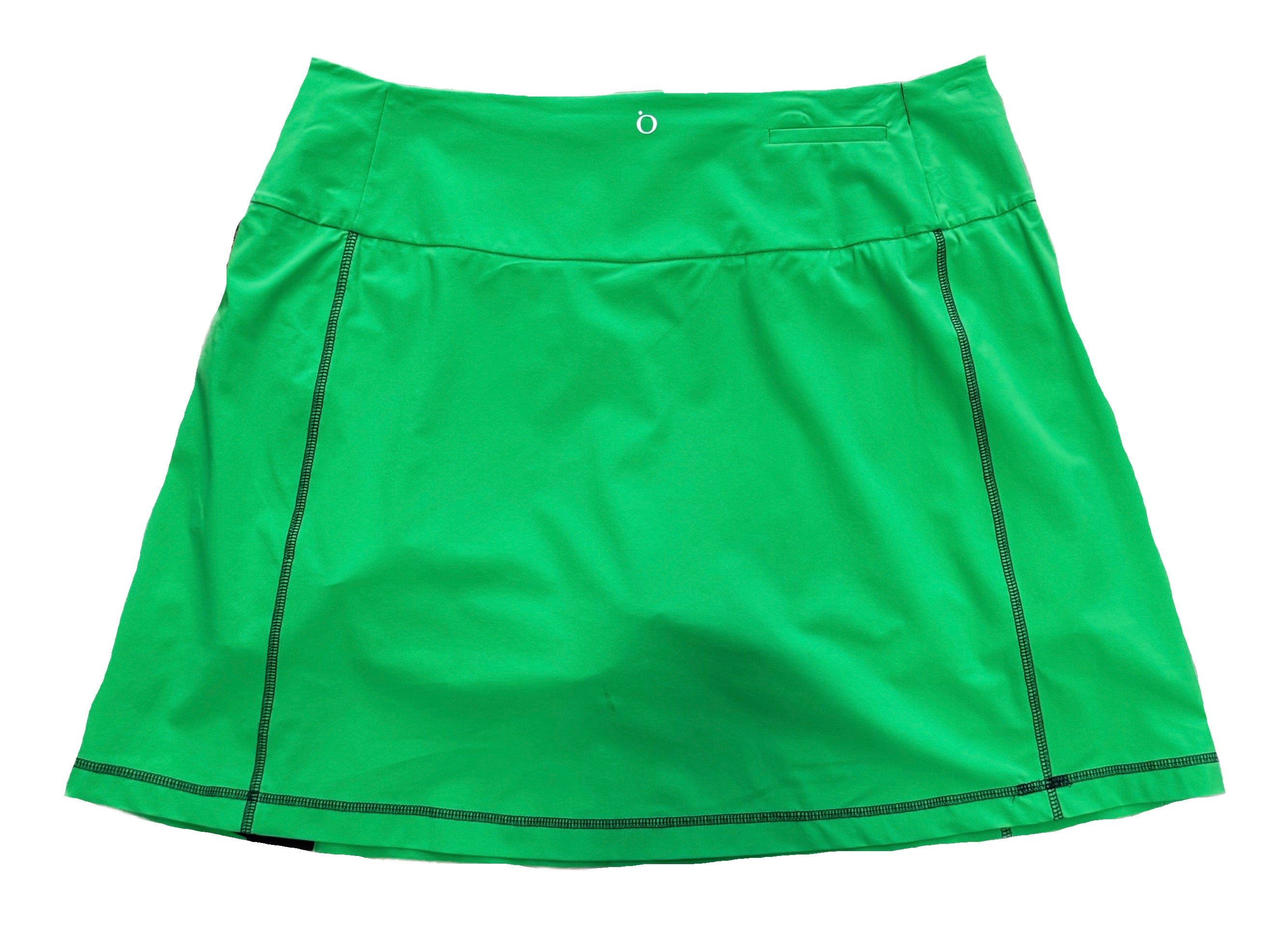 New Kinona Solid Kelly Green Golf Skort Size XL MSP $149 - 0