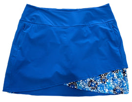 New Kinona Wrap it Up Royal Blue Golf Skort Size XL MSP $149