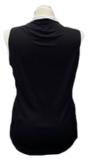 Footjoy Black Women's Sleeveless Golf Top w/White Outlining Size XL-2