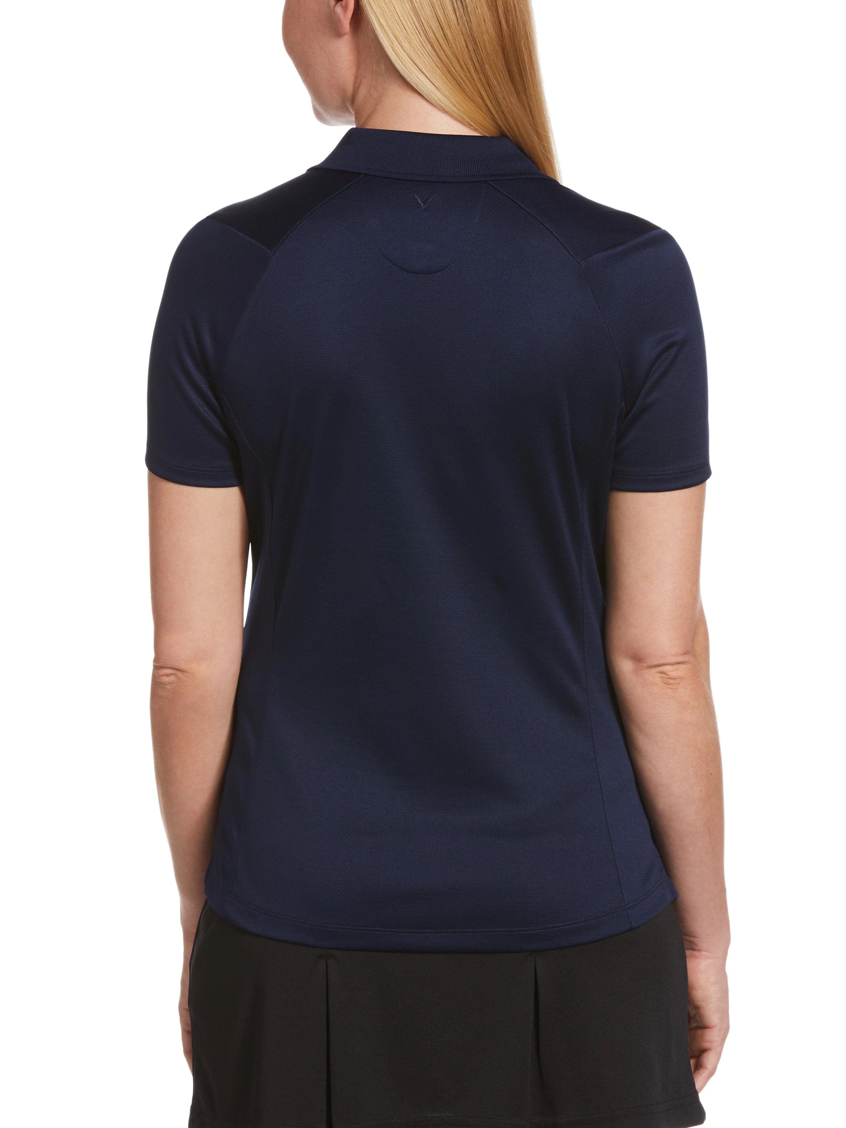 Callaway Women's Navy Swing Tech Textured Golf Polo Size XXL MSP$60 - 0