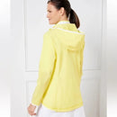 T by Talbots Yellow Windbreaker Pullover Size XL MSP$149-3