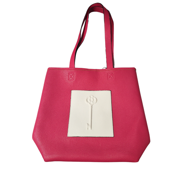 Belyn Key Keystone Satchel - Melon/Vanilla w/ Logo MSP$118