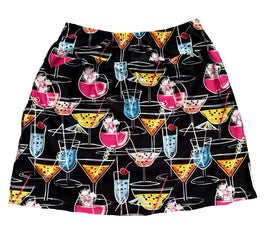 B-Skinz Cocktail Print Women’s Golf Skort Size M MSP$79