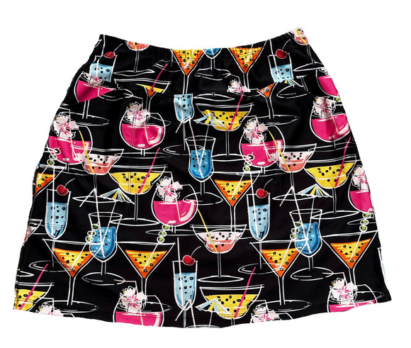 B-Skinz Cocktail Print Women’s Golf Skort Size M MSP$79